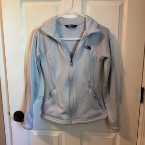 The North‎ Face Women’s Agave Blue Ski Jacket Full-Length Zipper Ice Blue Small